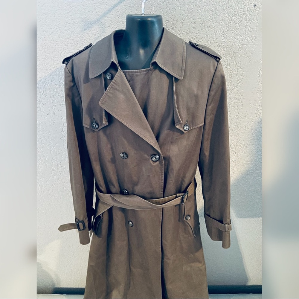 Christian Dior Le Connaisseur Trench Coat w/ Removable Wool Lining Size 42XL - Picture 6 of 11